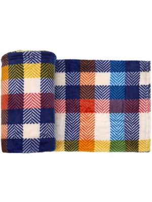 3 Adet Homebasix Ekose Tv Battaniyesi 130X170