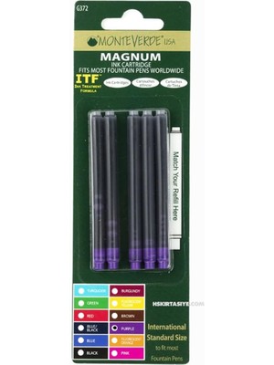 Monteverde Kartuş Serisi Magnum Purple 5 Li