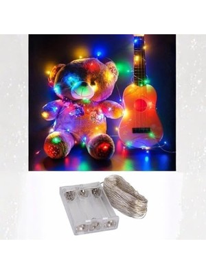 Pilli Dekoratif LED Işık 3 Metre (Rgb) Gaming Aydınlatma