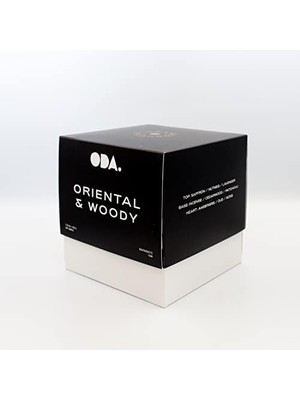 No: 5 Mermer Mum Oryantal ve Odunsu Kokulu Tasarım Dekoratif Mermer Soya Mumu - 220GR (Beyaz)