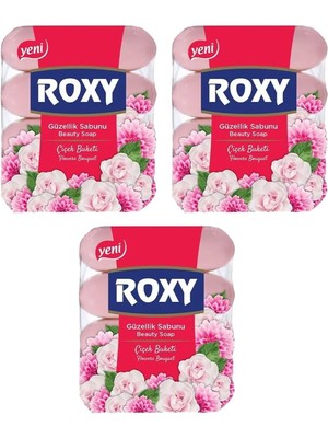 Roxy Güzellik Sabunu Gül 4X70 gr x 3 Adet