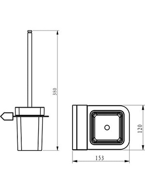 PV4613 Viola Klozet Fırçalığı