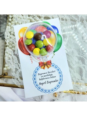 Hayaller Dükkanı 30 Adet Kağıt Üzeri Bonibon Şekerli Bayram Hediyesi Ramazan Bayramı Şekeri Çikolatası