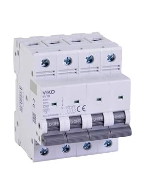 6VTB-4C80 Otomatik Sigorta 6ka C Tipi 4 Kutup 80A