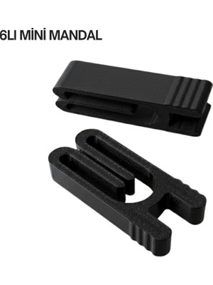Derin Stok 6lı Mini Mandal
