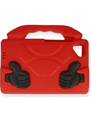 AyrStore Ipad 5 Air 9.7 Kılıf Like Stantlı Tablet Silikon - Kırmızı