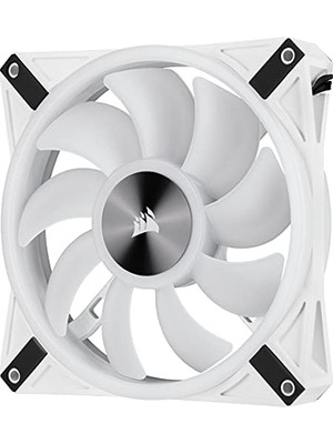 Icue QL140 Rgb, 140 mm x 25MM Rgb LED Pwm Fan (Maksimum Hız 1250 Rpm'ye Kadar)- Tek Ünite, Beyaz