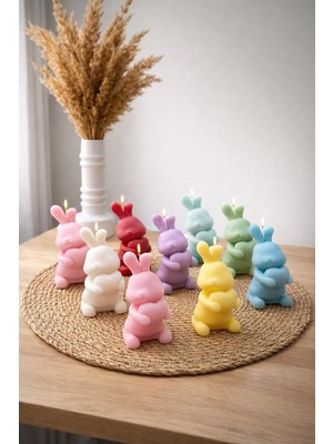 Dekoratif Tavşan Mum