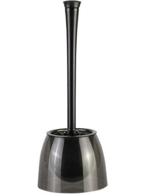 Neon Tuvalet Fırçası Gövde Şeffaf Siyah Sap Opak Siyah M-E19-25-06