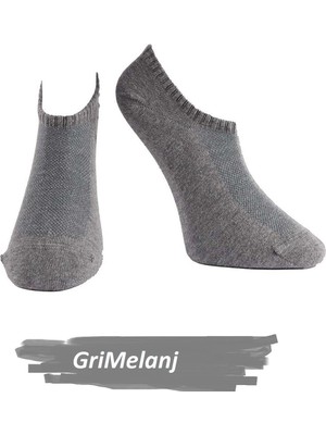 Jiber Erkek Pamuklu Likralı Sneaker Çorap 7701 - 12 Adet