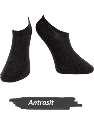 Jiber Erkek Pamuklu Likralı Sneaker Çorap 7701 - 12 Adet