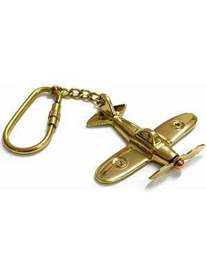 Marsilyan Pirinç Uçak Anahtarlık