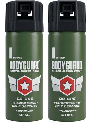 Biber Gazı Sprey 50ML Bodyguard (Göz Yaşartıcı Sprey) 2 Adet
