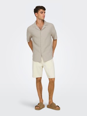 ShopINN Onsedge Ecru 2044 Pım Dnm Shorts Noos Erkek Pembe Şort - 22032044