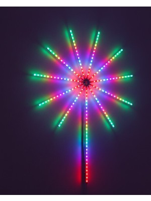 Marsilyan Modüler Rgb LED Duvar Işığı Havai Fişeek Efektli Uzaktan Kumandalı - MCT8829-3898