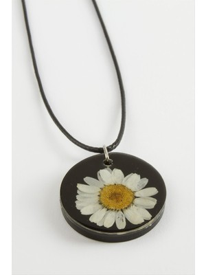 Zero Land Xmpdby Papatya Epoksi Kolye-Siyah