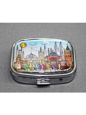 Marsilyan Istanbul Temalı Ilaaç Kutusu - Model 14