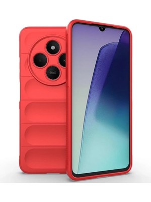 Nexgen Xiaomi Redmi 14C Kılıf Optimum Silikon - Kırmızı