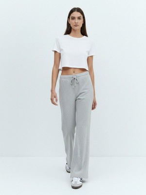 LTB Flare Paça Basic Gri Eşofman