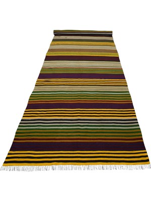 Zehra Abla Halı Yeni El Dokuma Nadir Devasa Tek Parça Yahyalı Yün Kilim 7055