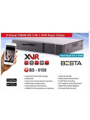 Karahanbey Xvr 8 Kanal Kamera Kayıt KD-8108S