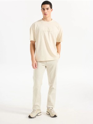 Boss Normal Bel Normal Paça Bej Erkek Chino Pantolon Chino_regular