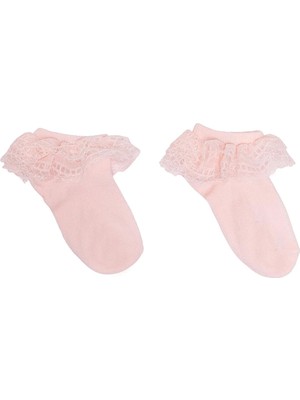 Hellobaby Kız Bebek Dantelli Çorap