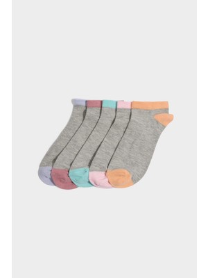 DeFacto 5'li Pamuklu Patik Çorap Kız Çocuk G3966A8NS