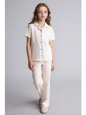 DeFacto Regular Fıt 2li Pijama Takımı Kız ÇOCUK H2654A826SP