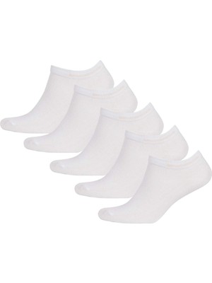 DeFacto Erkek 5'li Pamuklu Patik Çorap B5680AXNS