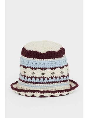 DeFacto Kadın Örme Bucket Şapka G8064AX26SM