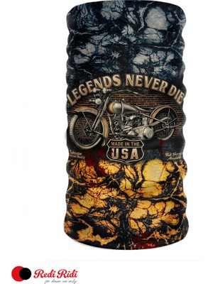 Redi Ridi Bandux Bandana Legends Never Die