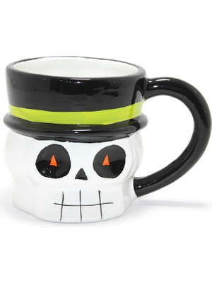 Livenda Centilmen Iskelet 3D Kabartmalı Kupa Bardak