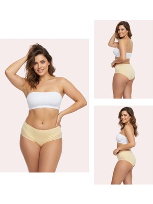 New Lilla 1212 Bato Dantel Detaylı Kadın 3'lü Külot Paketi