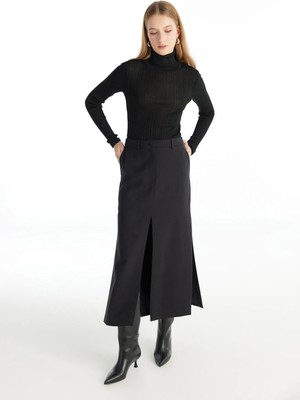Ted Baker Siyah Kadın Düz Etek TBWRSK1000