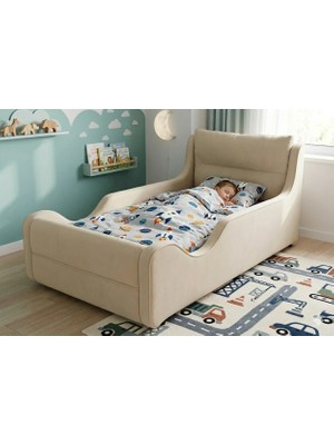Puf Bebe Montessori 90X190 Mdf Çocuk Yatağı (Yatak Dahildir)
