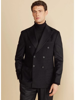 Brooks Brothers Slim Fit Siyah Erkek Ceket BBFW25MBL019