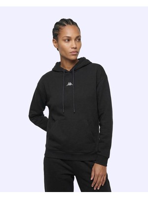 Kappa Mila Kadın Siyah Regular Hoodie