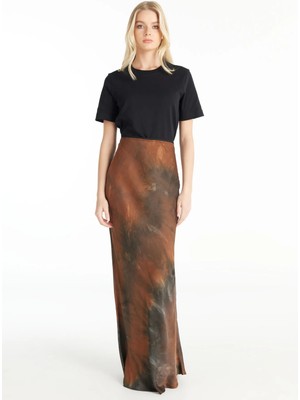 Ted Baker Kahverengi Kadın Normal Etek TBWRSK1016-2