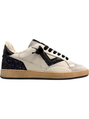 4B12 Siyah - Beyaz Kadın Sneaker PLAYNEW-D226