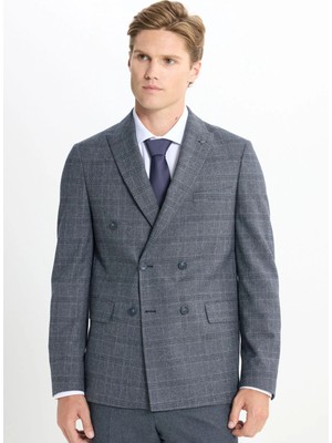 Altınyıldız Classics Normal Bel Slim Fit Koyu Gri Erkek Takım Elbise ACE302510078_KGR