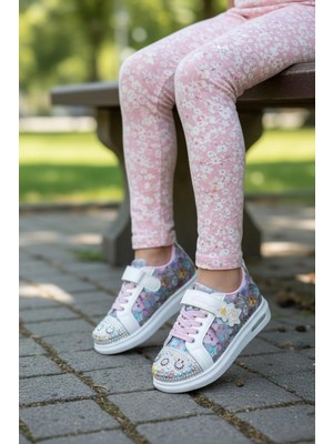 Tuğba Ortopedi 5009 Kız Çocuk Okul Öncesi Işıklı Sneaker
