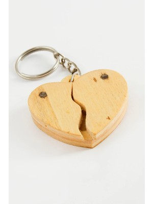 Starseven Açılıp Kapanır Ahşap Anahtarlık