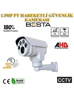 Twin Store 1,3 Ahd Motorize Pt 4 Atom LED Güvenlik Kamerası KD-1844
