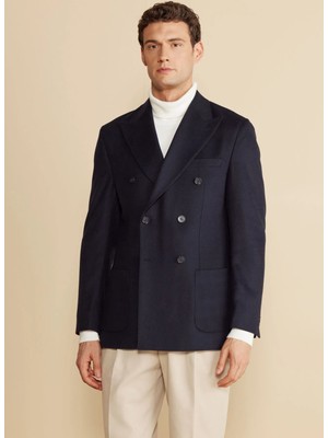 Brooks Brothers Slim Fit Lacivert Erkek Ceket BBFW25MBL019