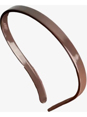 Heiri Krem - Siyah Saç Aksesuarı Kemık Tac Ince Kahve