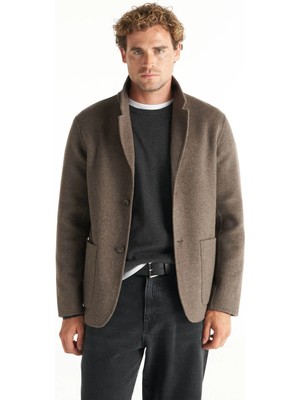 Ted Baker Rahat Vizon Erkek Düz Ceket TBMROW1110