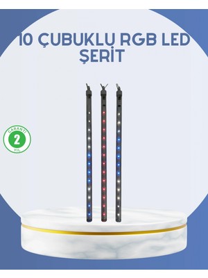 Marsilyan Dış Mekan LED Kayan Yıldız Işığı 10 Çubuk Aydınlatma