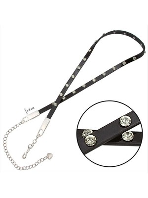 Starseven Klasik Deri Taşlı Kemer