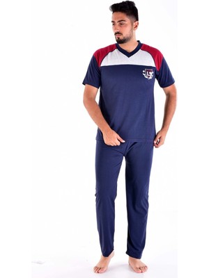 Pemilo Erkek  865 Süprem Kısa Kol Pijama Takımı